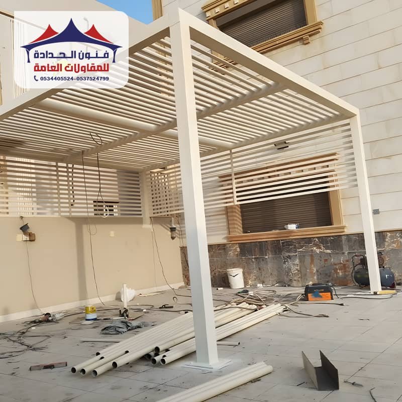 تركيب برجولات جلسات خارجية